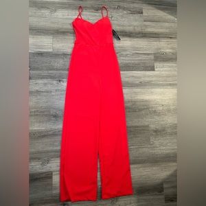 Lulus coral jumpsuit NWT